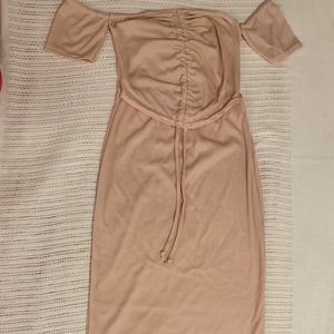 Nude Ribbed dress 💖